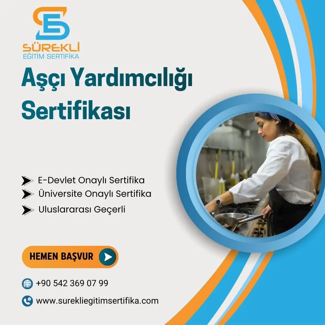 Aşçı Yardımcılığı Sertifikası