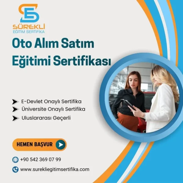 Oto Alım Satım Eğitimi Sertifikası