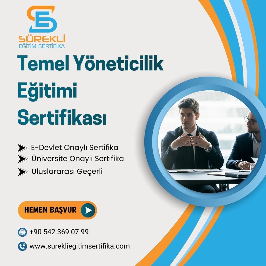 Temel Yöneticilik Eğitimi Sertifikası