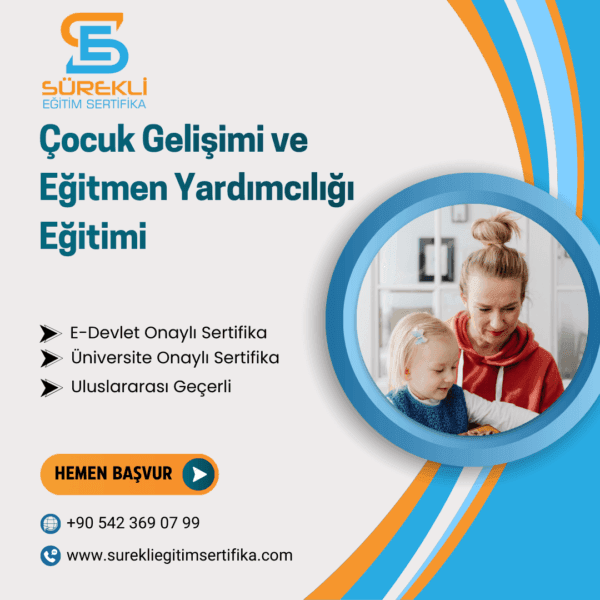 Çocuk Gelişimi ve Eğitmen Yardımcılığı Eğitimi