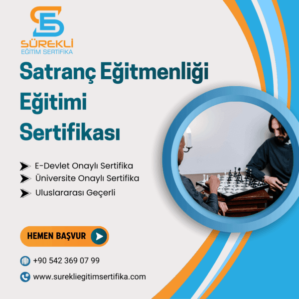 88 Satranç Eğitmenliği Eğitimi Sertifikası