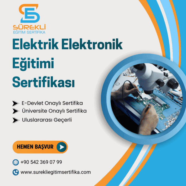 Elektrik Elektronik Eğitimi Sertifikası eğitim görseli