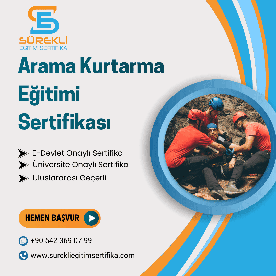 Arama Kurtarma Eğitimi Sertifikası