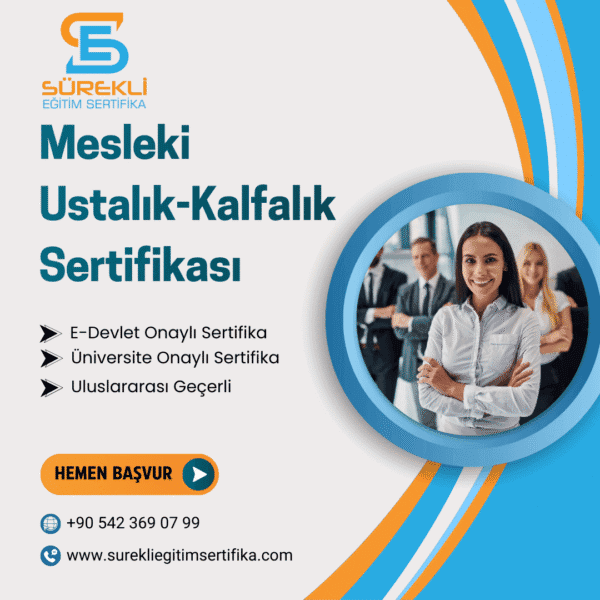 Mesleki Ustalık-Kalfalık Sertifikası eğitim görseli