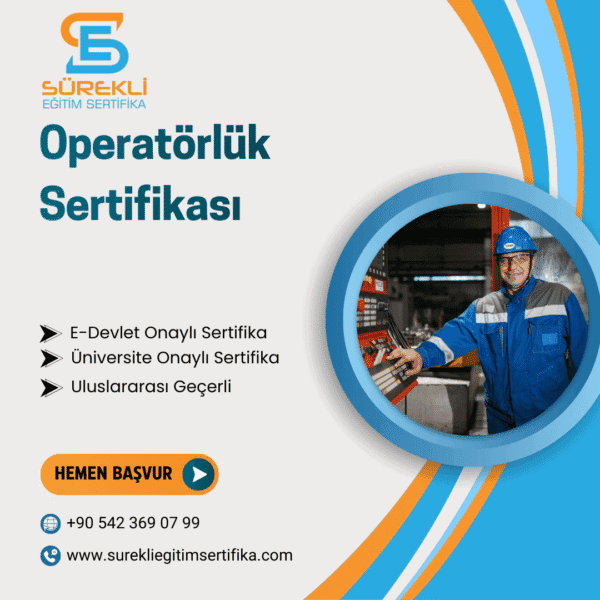 Operatörlük Sertifikası eğitim görseli